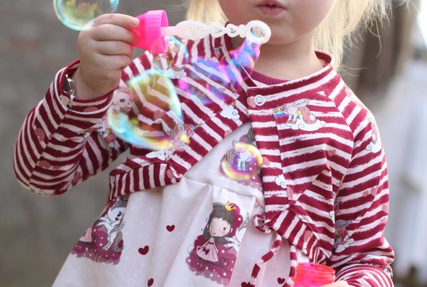 Kleid Bolero Leggings Glitzerpüppi Nähbeispiel