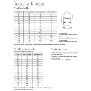 Fadenkäfer Papierschnittmuster Schluppenbluse Rosalie Kinder