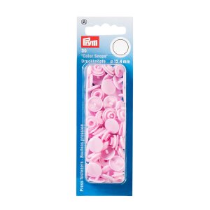Color Snaps Druckknöpfe rosa, Prym Love, Kunststoff 12,4mm, 30 Stück (393118)