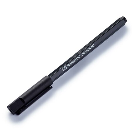 Markierstift permanent, schwarz (611803)