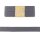 Viskosejersey Schrägband Einfassband 20mm - Grau 3m