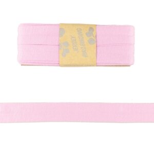 Viskosejersey Schrägband Einfassband 20mm - Rosa 3m