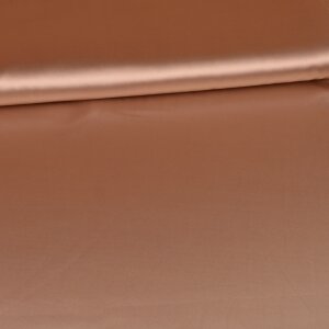 Satin Stretch Stoff - Uni Beige