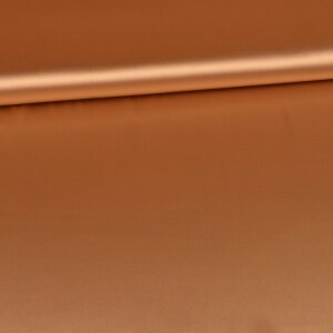 Satin Stretch Stoff - Uni Camel