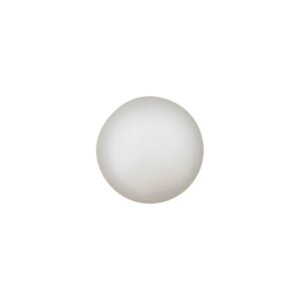 Poly-Knopf Öse Perle 8mm weiß