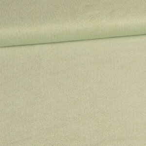 Glitzer Soft Tüll Stoff - Mint Gold