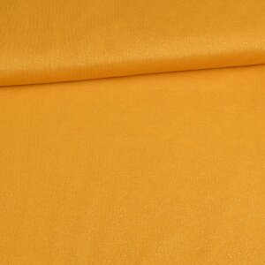 Glitzer Soft Tüll Stoff - Senf Gold