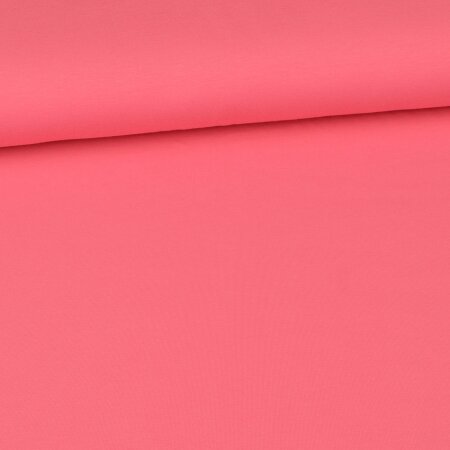 Bio Baumwolljersey Stoff Amelie Uni pink