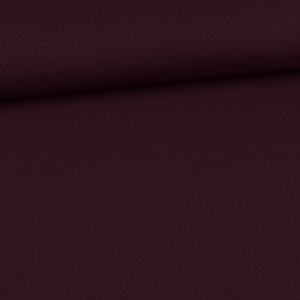 BIO Sommersweat French Terry Uni Amelie - Aubergine