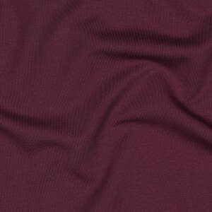 BIO Sommersweat French Terry Uni Amelie - Aubergine