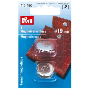 Magnet-Verschluß, 19mm, silberfarbig (416480)