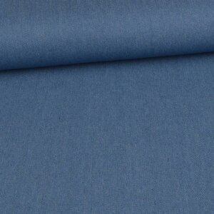 Uni Baumwoll Jeansstoff - Blau