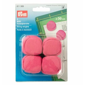 Fixiergewichte MINI Ø 30 mm pink - 4 Stück...