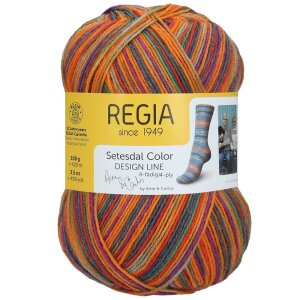 REGIA Sockenwolle Color Design Line 4-fädig, 03828 Evje 100g