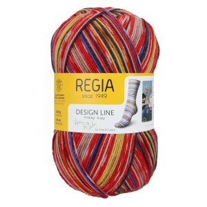 REGIA Sockenwolle Color Design Line 4-fädig, 03880 Roest 100g