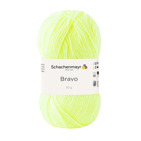 Schachenmayr Bravo, 08232 Neon Gelb 50g