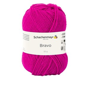 Schachenmayr Bravo, 08350 Power Pink 50g