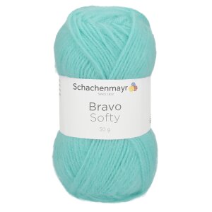 Schachenmayr Bravo Softy, 08366 Mintblau 50g