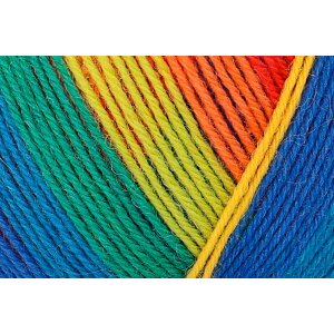 REGIA Sockenwolle Color Pairfect Line 4-fädig, 01736 Neon 100g