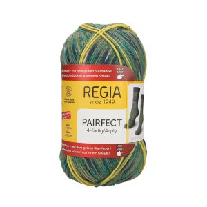 REGIA Sockenwolle Color Pairfect Line 4-fädig, 07121 Lagune 100g