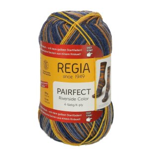 REGIA Sockenwolle Color Pairfect Line 4-fädig, 07158 Jetty 100g