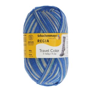 REGIA Sockenwolle Color 4-fädig, 01118 Atlantic Rd 100g