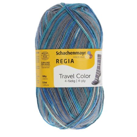 REGIA Sockenwolle Color 4-fädig, 01119 Lincoln Hwy 100g