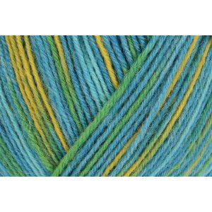 REGIA Sockenwolle Color 4-fädig, 01234 Wasserpark 100g