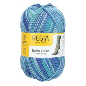 REGIA Sockenwolle Color 4-fädig, 01277 Hairbands 100g