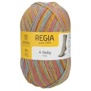 REGIA Sockenwolle Color 4-fädig, 01289 Jukebox 100g