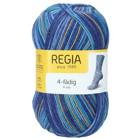 REGIA Sockenwolle Color 4-fädig, 01304 Sauna 100g