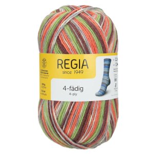 REGIA Sockenwolle Color 4-fädig, 01319 Boxing 100g