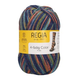 REGIA Sockenwolle Color 4-fädig, 02355...