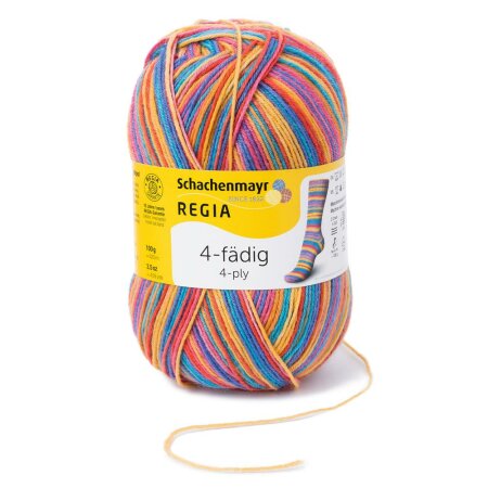 REGIA Sockenwolle Color 4-fädig, 03726 Exotic 100g