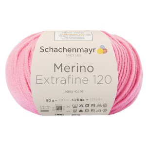 Schachenmayr Merinowolle Extrafine 120, 00136 Teerose 50g