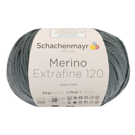 Schachenmayr Merinowolle Extrafine 120, 00162 Gob Blau 50g