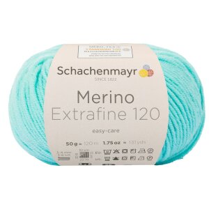 Schachenmayr Merinowolle Extrafine 120, 00167 Mint 50g
