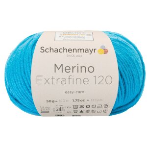 Schachenmayr Merinowolle Extrafine 120, 00168 Capri 50g
