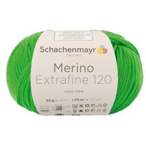 Schachenmayr Merinowolle Extrafine 120, 00170 Wiesengras 50g