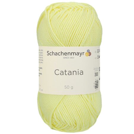Schachenmayr Catania Baumwolle, 00100 Mimose 50g