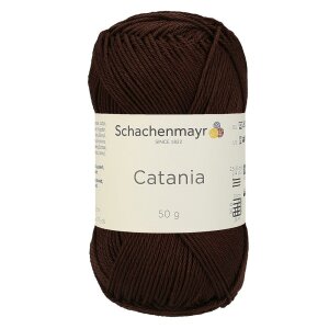 Schachenmayr Catania Baumwolle, 00162 Kaffee 50g