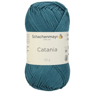 Schachenmayr Catania Baumwolle, 00391 Petrol 50g