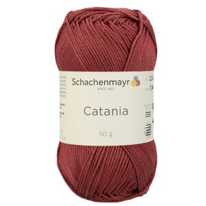 Schachenmayr Catania Baumwolle, 00396 Marsalarot 50g