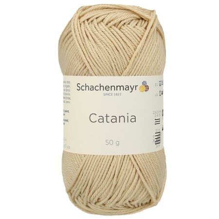 Schachenmayr Catania Baumwolle, 00404 Sand 50g