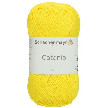 Schachenmayr Catania Baumwolle, 00442 Neon Yellow 50g