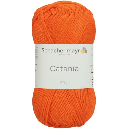Schachenmayr Catania Baumwolle, 00443 Neon Orange 50g