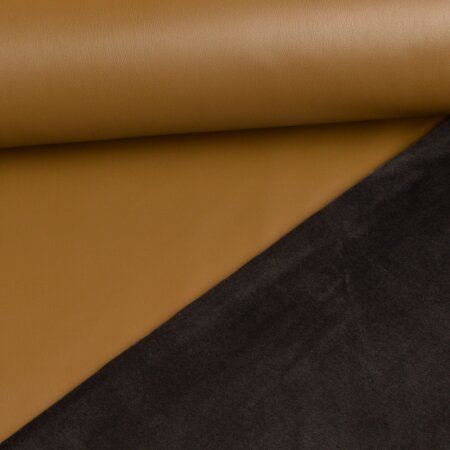 Kunstleder Stretch & Soft - Khaki