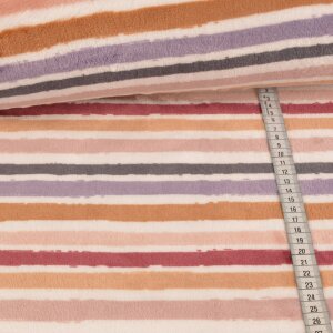 Kuschelfleece - Colordream Stripes - Rosa