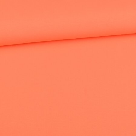 Bio Baumwolljersey Stoff Amelie Uni apricot