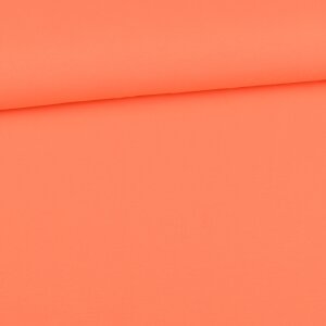 Bio Baumwolljersey Stoff Amelie Uni apricot